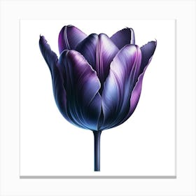 Purple Tulip 1 Canvas Print