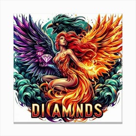 Diamonds Canvas Print