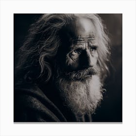 Portrait Of An Old Man 2 Canvas Print