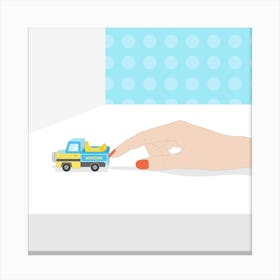 Toy Truck Canvas Print