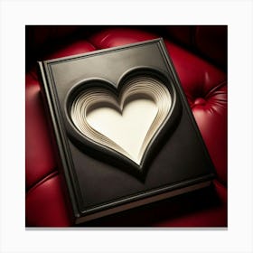 Heart Shaped Book 2 Canvas Print