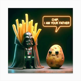 Chip I Am Your Father Canvas Print
