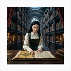 The Young Librarian 33 Canvas Print