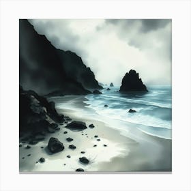 Rocky Shore Canvas Print