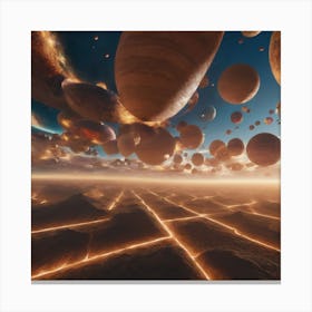 Space - Space Stock Videos & Royalty-Free Footage Canvas Print