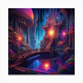 Fantasy City Canvas Print