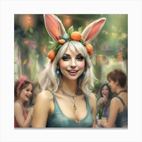 Easter Bunny 21 Canvas Print