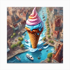 Ice Cream Canvas Print