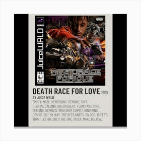 Death Race for Love – Juice WRLD (2019) Canvas Print