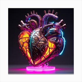 Heart Of Technology 1 Canvas Print