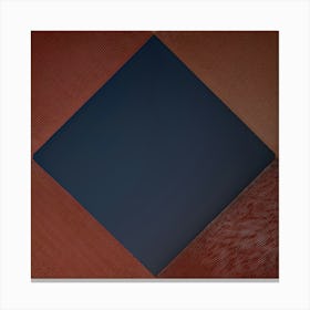 Squares In Red And Blue Canvas Print