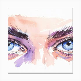 Blue Eyes Canvas Print