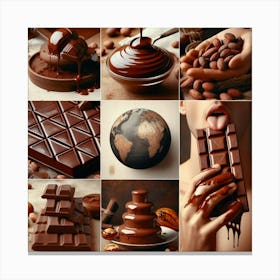 Chocolate Concept 1 Canvas Print