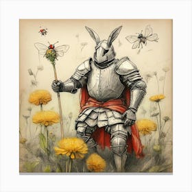 Bunny Knight Canvas Print