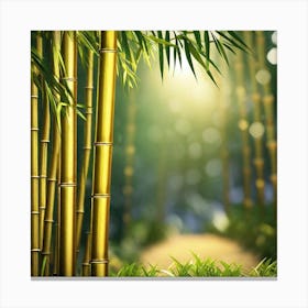 Bamboo Forest 9 Canvas Print