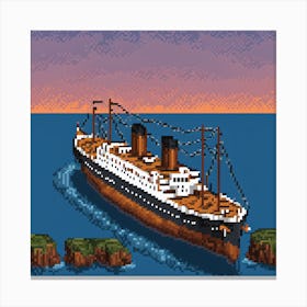 Titanic Canvas Print