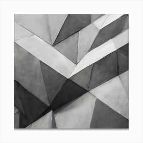 Firefly Abstract Geometry Of Black And White Wall Background; Textured Backdrop 97288 Canvas Print