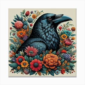 Crow 5 Canvas Print