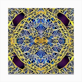 Abstract Geometric Pattern 6 Canvas Print