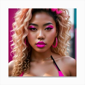 Asian Beautybh Canvas Print