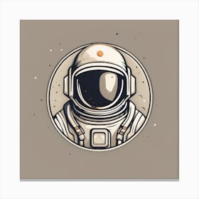 Astronaut In Space Canvas Print