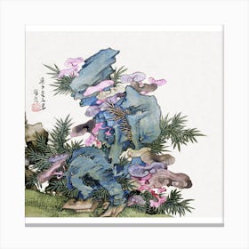 Japanese Garden Art Painting Canvas Print