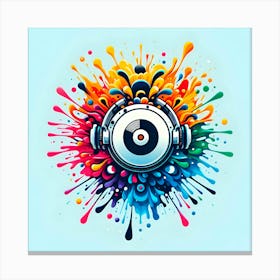 Colorful Dj 1 Canvas Print