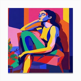 Portrait Of A Woman Canvas Print