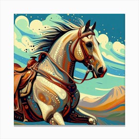 Horse In The Sky Canvas Print