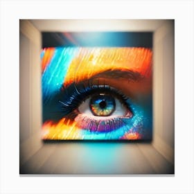 Eye Art Canvas Print