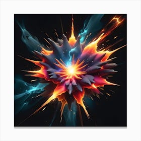 Exploding Star 1 Canvas Print