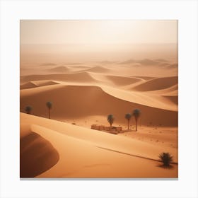 Desert Landscape - Desert Stock Videos & Royalty-Free Footage 14 Canvas Print