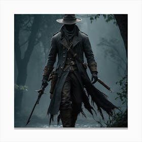 Man In A Hat Canvas Print