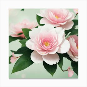 lovely camelia Canvas Print