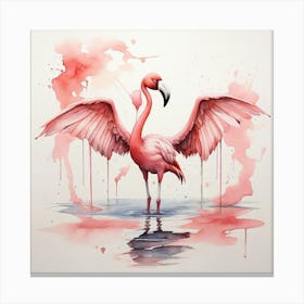 Pink Flamingo 2 Canvas Print