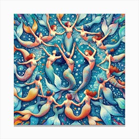 Mermaids Canvas Print