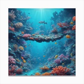 Coral Reef Canvas Print