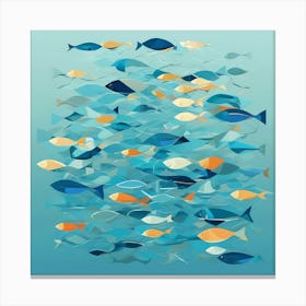 Fishes In The Sea 8 Canvas Print