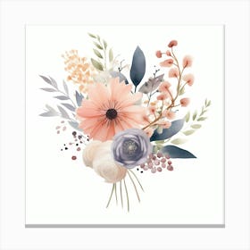 Bouquet Of Flowers 3 Canvas Print