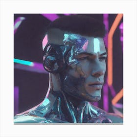 Futuristic Man 200 Canvas Print