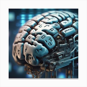 Artificial Brain 48 Canvas Print