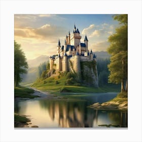 Fairytale Castle 16 Canvas Print