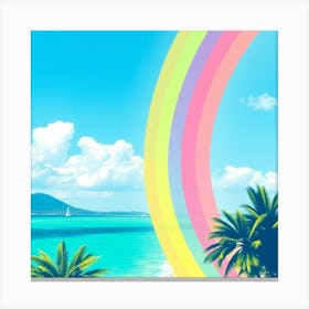 Rainbow - Rainbow Stock Videos & Royalty-Free Footage Canvas Print