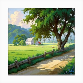 Leonardo Anime Xl A Mesmewers Into A Tranquil World This Breat 3 (1) Canvas Print