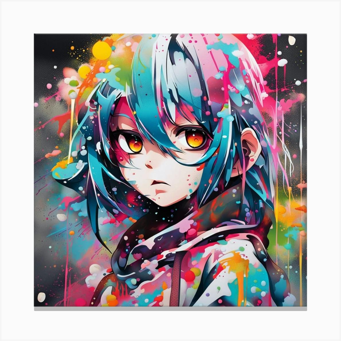 Framed Canvas Anime Art Wall Print Poster 46 x 27 Inch - NW296 Canvas Art -  Decorative posters in India - Buy art, film, design, movie, music, nature  and educational paintings/wallpapers at Flipkart.com