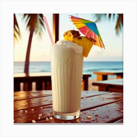 Tropical Drink Canvas Print