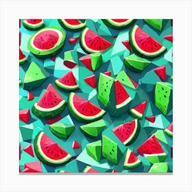 Watermelon Pattern 1 Canvas Print