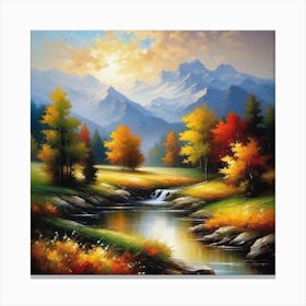 Autumn In The Mountains 33 Canvas Print