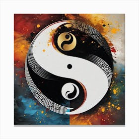 Yin Yang 78 Canvas Print