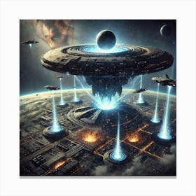 Singularity Rift Generator Deployment Canvas Print